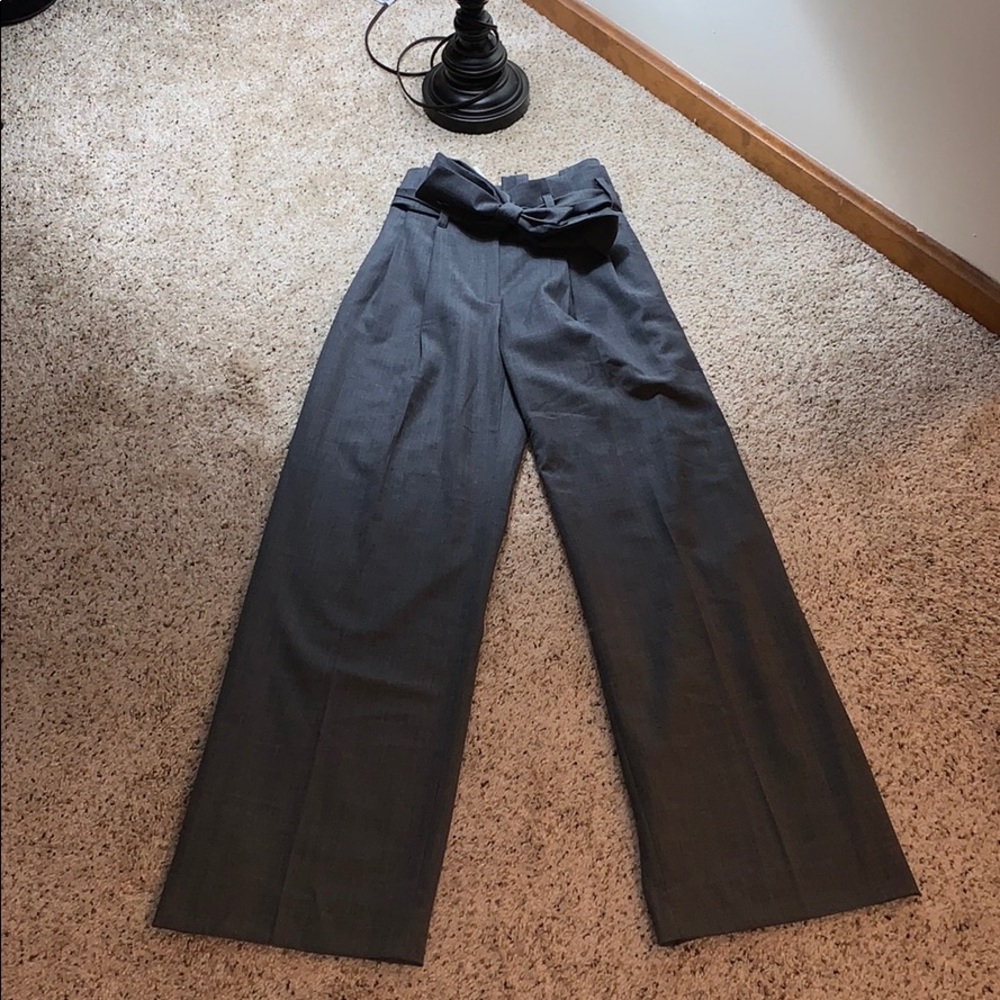 NWT J. Crew Gray Paperbag Pants - Size 6 Tall